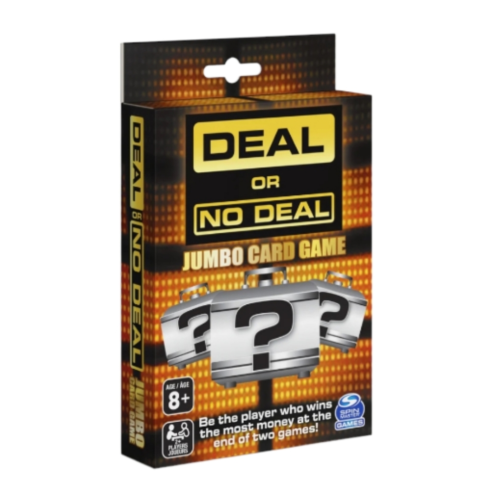 3/$10 Spin Master Games Deal or No Deal Jumbo Card Game